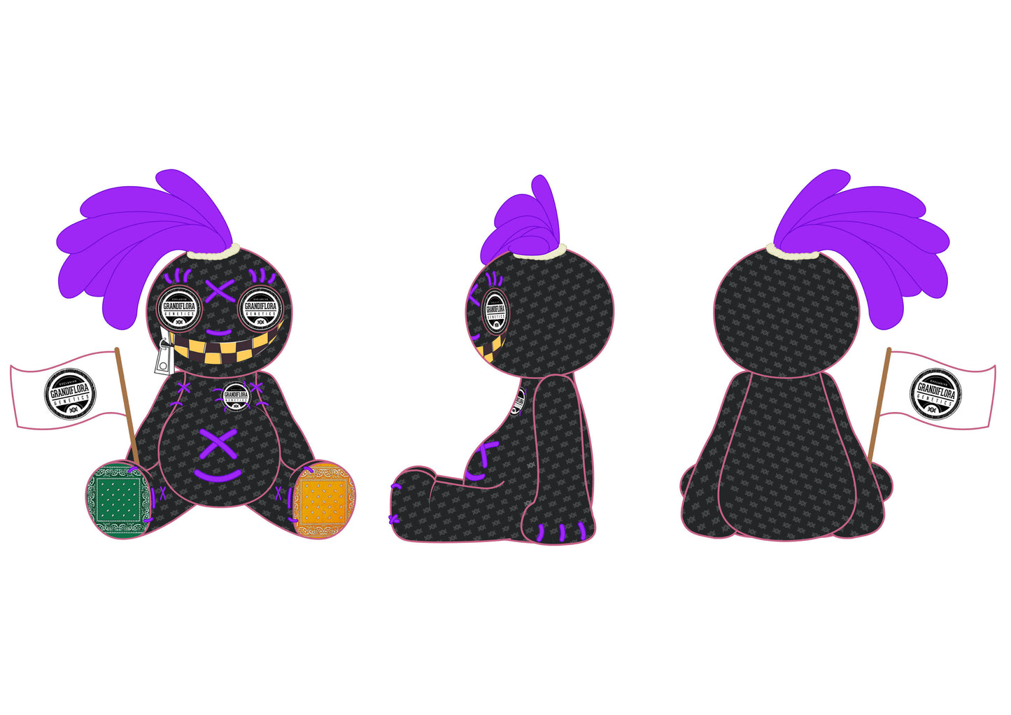Grandiflora Genetics Vodou Sprinkles Plushie