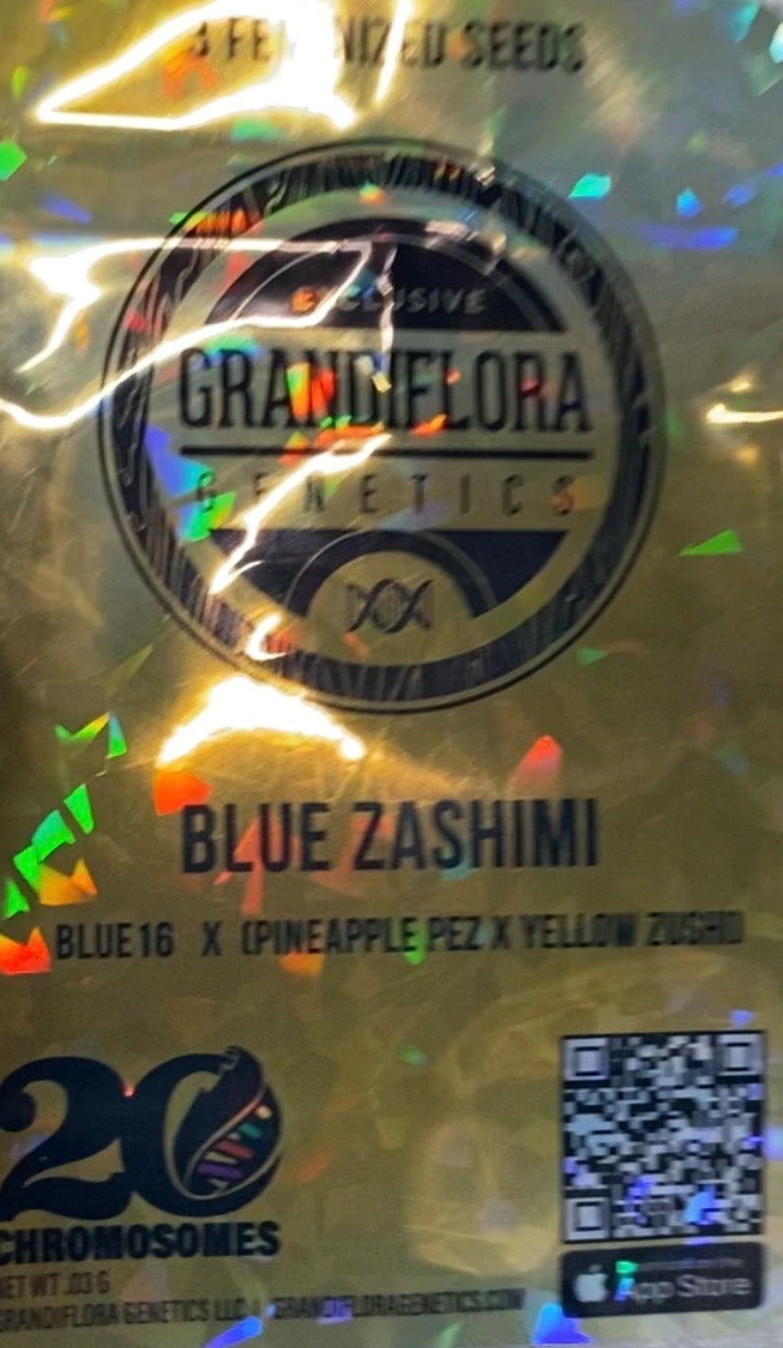 Grandiflora Genetics Blue Zashimi Feminized 3 Seed Pack