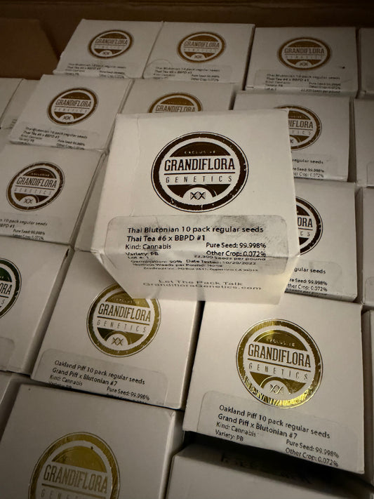 Grandiflora Genetics Blutonium - Thai Blutonian 10 seed pack